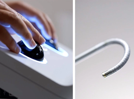 Ion’s controller to navigate biopsy