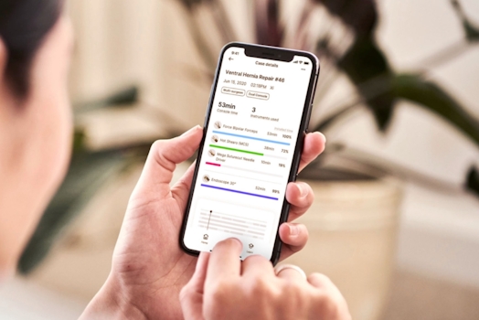Physician viewing procedure on My Intuitive